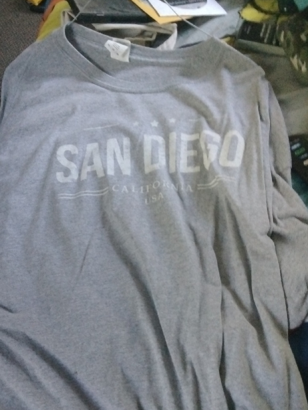Gildan Gray "San Diego" Short Sleeve Tee